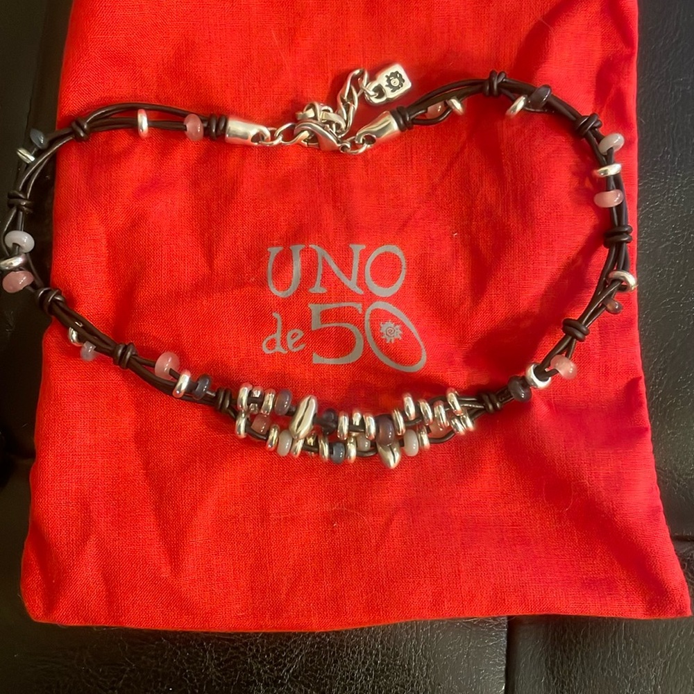 Uno de 50 twisted strand necklace